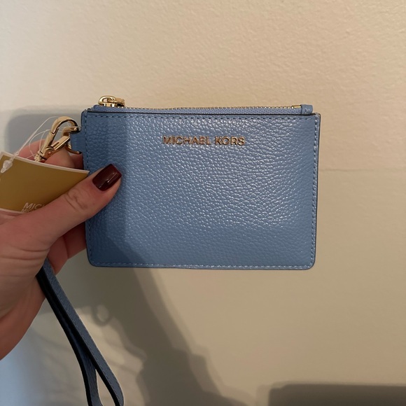 Blue Michael Kors Wallet - Picture 1 of 4